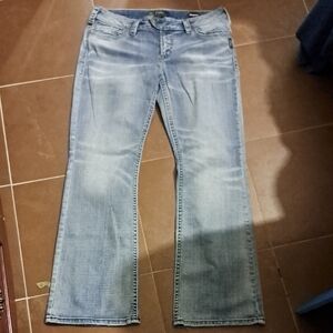 Silver Jeans Women's Light Blue Flared Jeans